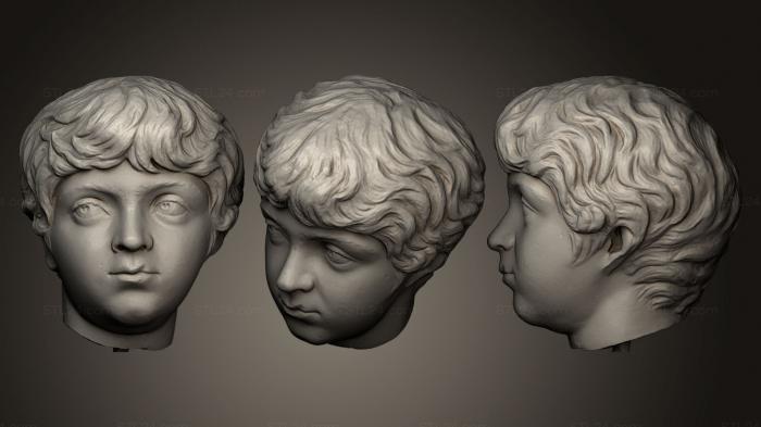 Бюсты и головы античные и исторические (Гета, BUSTA_0396) 3D модель для ЧПУ станка